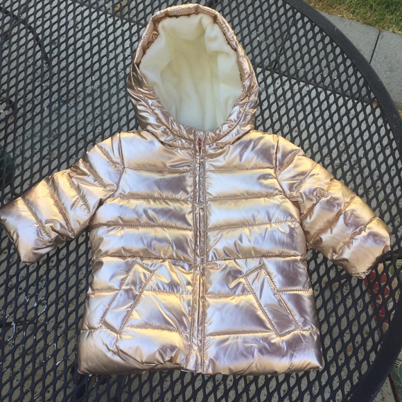 baby girl metallic jacket